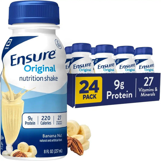 Ensure Original Banana Nut Nutrition Shake | Meal Replacement Shake | 24 Pack